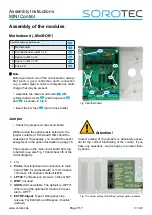 Preview for 8 page of Sorotec MINI Control Assembly Instruction Manual