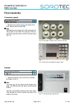 Preview for 11 page of Sorotec MINI Control Assembly Instruction Manual