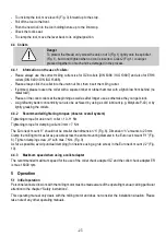 Предварительный просмотр 27 страницы Sorotec SFM 1000 PV-ER Manual