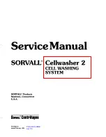 Preview for 1 page of Sorvall Cellwasher 2 Service Manual