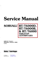 Sorvall RT/T6000 Service Manual preview