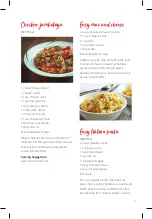 Preview for 9 page of SoSimple Solutions Quick Pot Grande Recipe Book And User Manual