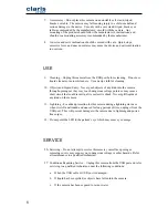 Preview for 8 page of Sota Claris i310D User Manual