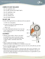 Preview for 3 page of Sota LightWorks LW1 Instruction Manual