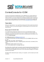 Preview for 1 page of SOTABEAMS ContestConsole Manual