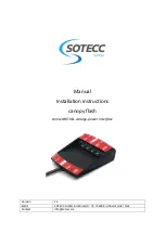 sotecc canopy flash User'S Manual & Installation Instructions preview