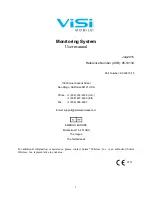 Sotera VISI User Manual предпросмотр