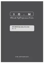 SOtM sMS-1000SQ Series Operating Instruction preview