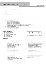 SOtM sNI-1G Installation Manual preview