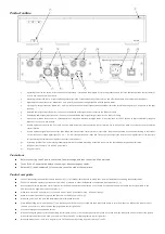 Preview for 2 page of SOtM sPA-1000 Operating Instructions