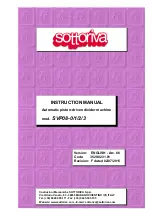 Sottoriva SVP08-0 Instruction Manual предпросмотр