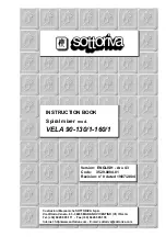 Sottoriva VELA 90-130/1 Instruction Book preview
