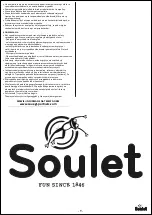 Предварительный просмотр 9 страницы Soulet 004558 Assembly Instructions Manual