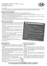 Preview for 2 page of Soulet 215344 Assembly Instructions Manual