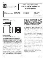 Sound Advance SpeakerTile ST2432D Series Installation Instructions Manual preview