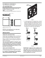 Предварительный просмотр 2 страницы Sound Advance SpeakerTile ST2432D Series Installation Instructions Manual