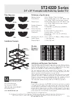 Preview for 2 page of Sound Advance SpeakerTile ST2432D Specification Sheet