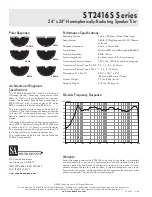 Preview for 2 page of Sound Advance ST2416S Series Specification Sheet