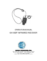 Предварительный просмотр 1 страницы Sound Associates SA1502P Operation Manual