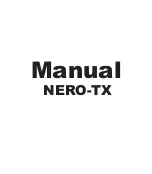 Sound By Sweden NERO-TX Manual preview