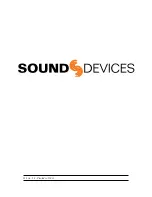 Предварительный просмотр 60 страницы Sound Devices 552 User Manual And Technical Information