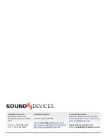 Предварительный просмотр 210 страницы Sound Devices 688 User Manual