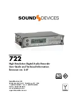 Sound Devices 722 User Manual предпросмотр