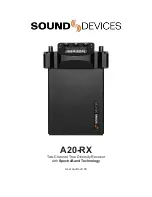 Предварительный просмотр 1 страницы Sound Devices A20-RX User Manual