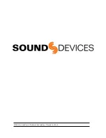 Предварительный просмотр 12 страницы Sound Devices HX-3 User Manual And Technical Information