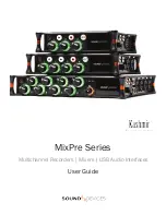 Предварительный просмотр 1 страницы Sound Devices Kashimir MixPre II Series User Manual