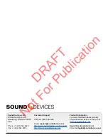 Предварительный просмотр 83 страницы Sound Devices Kashmir MIXPRE-3 II User Manual