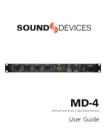 Preview for 1 page of Sound Devices MD-4 User Manual