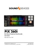 Sound Devices PIX 260i User Manual preview