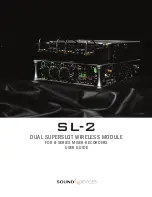 Предварительный просмотр 1 страницы Sound Devices SL-2 User Manual