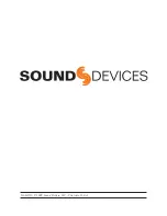 Предварительный просмотр 6 страницы Sound Devices XL-SATA User And Installation Instructions Manual