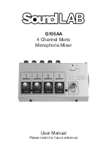 Предварительный просмотр 1 страницы Sound LAB G105AA User Manual