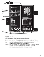 Предварительный просмотр 5 страницы Sound Leisure MiniPRO250 User Manual