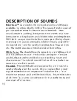 Preview for 16 page of Sound Oasis Baby Oasis Use And Care Instructions Manual