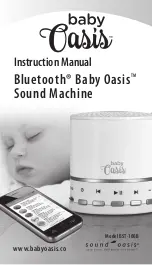 Sound Oasis Bluetooth Baby OasisSound Machine Instruction Manual preview