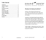 Предварительный просмотр 2 страницы Sound Oasis BST-400 Instruction Manual