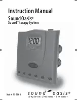 Предварительный просмотр 1 страницы Sound Oasis S-560-03 Instruction Manual