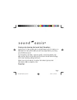 Предварительный просмотр 4 страницы Sound Oasis Sleep Bear SB-950 Instruction Manual