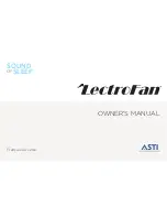 Sound of Sleep LectroFan Owner'S Manual preview