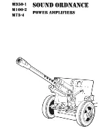 Предварительный просмотр 1 страницы Sound Ordnance M100-2 Manual