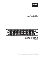 Sound Performance Lab Gain Station 8 2383 User Manual preview