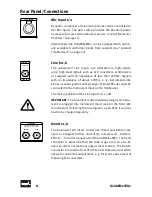 Preview for 8 page of Sound Performance Lab GOLDMIKE MK2 2485 Manual