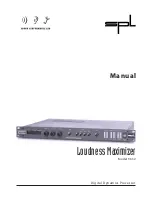 Предварительный просмотр 1 страницы Sound Performance Lab Loudness Maximizer 9632 Owner'S Manual