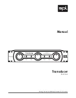 Предварительный просмотр 1 страницы Sound Performance Lab Model 2601 Manual