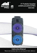 Sound Pro NDS-8500 Instruction Manual preview