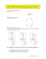 Preview for 8 page of Sound Projects Sigma Series General Info And Operation Manual